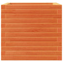 vidaXL viaszbarna tömör fenyőfa kerti virágláda 50x50x46 cm