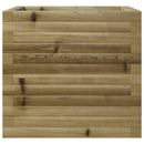 vidaXL impregnált fenyőfa kerti virágláda 50x50x46 cm