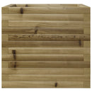 vidaXL impregnált fenyőfa kerti virágláda 50x50x46 cm