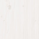 vidaXL fehér tömör fenyőfa kerti virágláda 70x70x46 cm