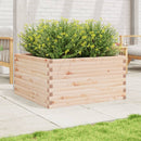 vidaXL tömör fenyő kerti virágláda 90 x 90 x 46 cm