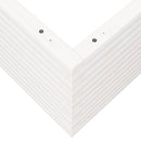 vidaXL fehér tömör fenyő virágláda 90x90x46 cm