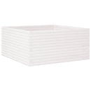 vidaXL tömör fenyő kerti virágláda 100 x 100 x 46 cm