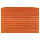 vidaXL viaszbarna tömör fenyőfa kerti virágláda 70x40x46 cm