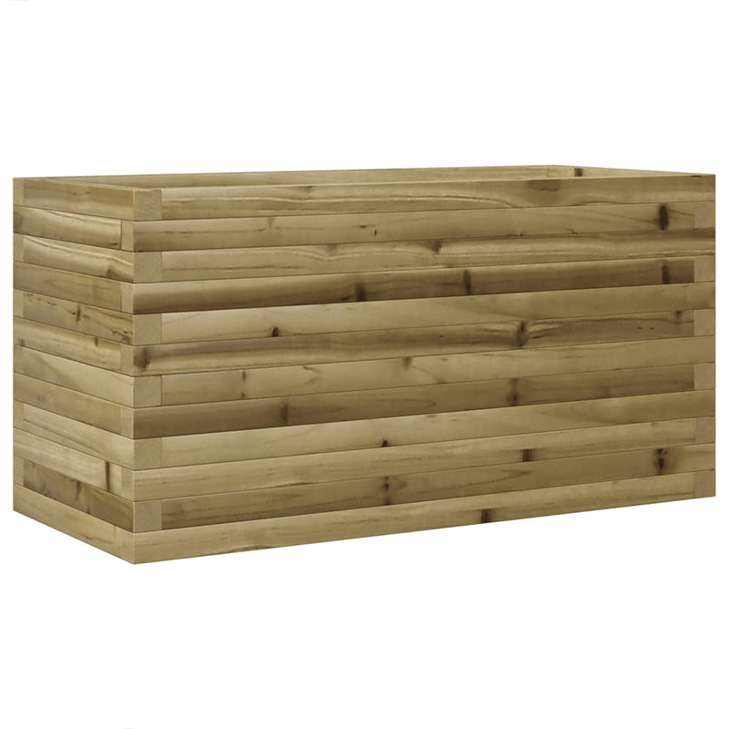 vidaXL impregnált fenyőfa kerti virágláda 90x40x46 cm