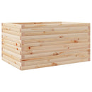 vidaXL tömör fenyő kerti virágláda 90x60x46 cm