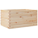 vidaXL tömör fenyő kerti virágláda 90x60x46 cm
