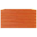 vidaXL viaszbarna tömör fenyőfa kerti virágláda 90 x 60 x 46 cm