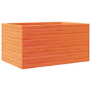 vidaXL viaszbarna tömör fenyőfa kerti virágláda 90 x 60 x 46 cm