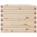 vidaXL tömör fenyőfa kerti virágláda 110 x 60 x 46 cm