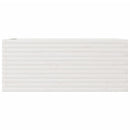 vidaXL fehér tömör fenyőfa kerti virágláda 110 x 60 x 46 cm