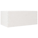 vidaXL fehér tömör fenyőfa kerti virágláda 110 x 60 x 46 cm