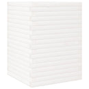 vidaXL fehér tömör fenyőfa kerti virágláda 50 x 50 x 68,5 cm