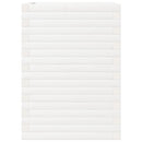 vidaXL fehér tömör fenyőfa kerti virágláda 50 x 50 x 68,5 cm