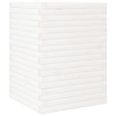 vidaXL fehér tömör fenyőfa kerti virágláda 50 x 50 x 68,5 cm