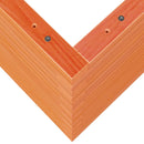 vidaXL viaszbarna tömör fenyőfa kerti virágláda 50 x 50 x 68,5 cm