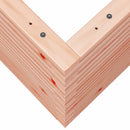 vidaXL tömör duglászfenyő kerti virágláda 50 x 50 x 68,5 cm