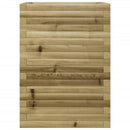 vidaXL impregnált fenyőfa kerti virágláda 50 x 50 x 68,5 cm