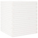 vidaXL fehér tömör fenyőfa kerti virágláda 60 x 60 x 68,5 cm