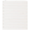 vidaXL fehér tömör fenyőfa kerti virágláda 60 x 60 x 68,5 cm