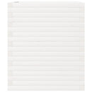 vidaXL fehér tömör fenyőfa kerti virágláda 60 x 60 x 68,5 cm