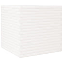 vidaXL fehér tömör fenyőfa kerti virágláda 70 x 70 x 68,5 cm