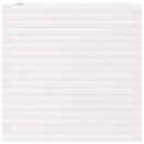 vidaXL fehér tömör fenyőfa kerti virágláda 70 x 70 x 68,5 cm