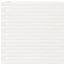 vidaXL fehér tömör fenyőfa kerti virágláda 70 x 70 x 68,5 cm