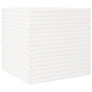 vidaXL fehér tömör fenyőfa kerti virágláda 70 x 70 x 68,5 cm