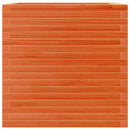 vidaXL viaszbarna tömör fenyőfa kerti virágláda 70 x 70 x 68,5 cm