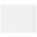 vidaXL fehér tömör fenyőfa virágtartó 90 x 40 x 68,5 cm