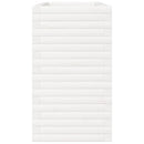 vidaXL fehér tömör fenyőfa virágtartó 90 x 40 x 68,5 cm