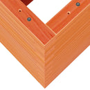 vidaXL viaszbarna tömör fenyőfa kerti virágtartó 90 x 40 x 68,5 cm