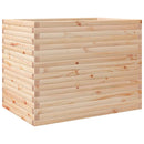 vidaXL tömör fenyőfa kerti virágtartó 90 x 60 x 68,5 cm