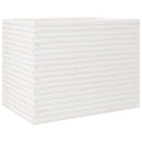 vidaXL fehér tömör fenyőfa kerti virágtartó 90 x 60 x 68,5 cm