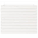 vidaXL fehér tömör fenyőfa kerti virágtartó 90 x 60 x 68,5 cm