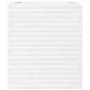 vidaXL fehér tömör fenyőfa kerti virágtartó 90 x 60 x 68,5 cm