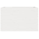 vidaXL fehér tömör fenyőfa kerti virágláda 110 x 60 x 68,5 cm