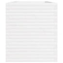 vidaXL fehér tömör fenyőfa kerti virágláda 110 x 60 x 68,5 cm