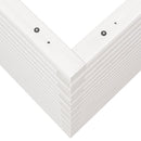 vidaXL fehér tömör fenyőfa kerti virágláda 110 x 60 x 68,5 cm