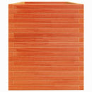 vidaXL viaszbarna tömör fenyőfa kerti virágláda 110 x 60 x 68,5 cm