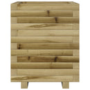 vidaXL impregnált fenyőfa kerti virágláda 40 x 40 x 49,5 cm