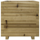 vidaXL impregnált fenyőfa kerti virágláda 50 x 50 x 49,5 cm