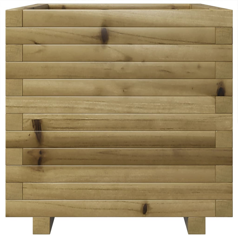 vidaXL impregnált fenyőfa kerti virágláda 50 x 50 x 49,5 cm