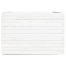 vidaXL fehér tömör fenyő virágláda 70 x 70 x 49,5 cm