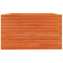 vidaXL viaszbarna tömör fenyőfa kerti virágláda 80 x 80 x 49,5 cm