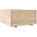 vidaXL tömör fenyő kerti virágláda 90 x 90 x 49,5 cm