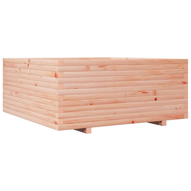 vidaXL tömör duglászfenyő kerti virágtartó 110 x 110 x 49,5 cm