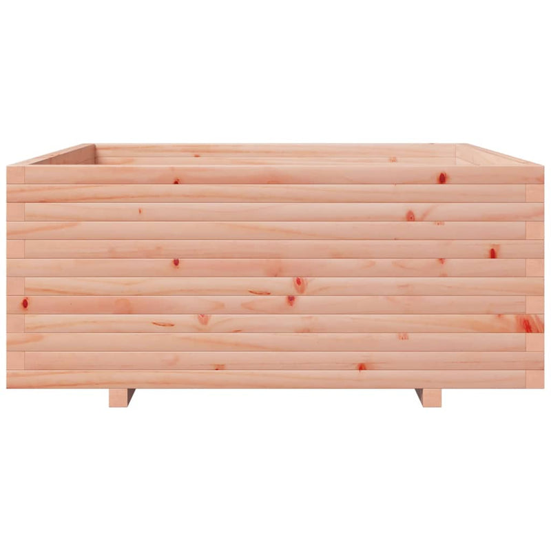 vidaXL tömör duglászfenyő kerti virágtartó 110 x 110 x 49,5 cm