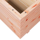 vidaXL tömör duglászfenyő kerti virágtartó 110 x 110 x 49,5 cm